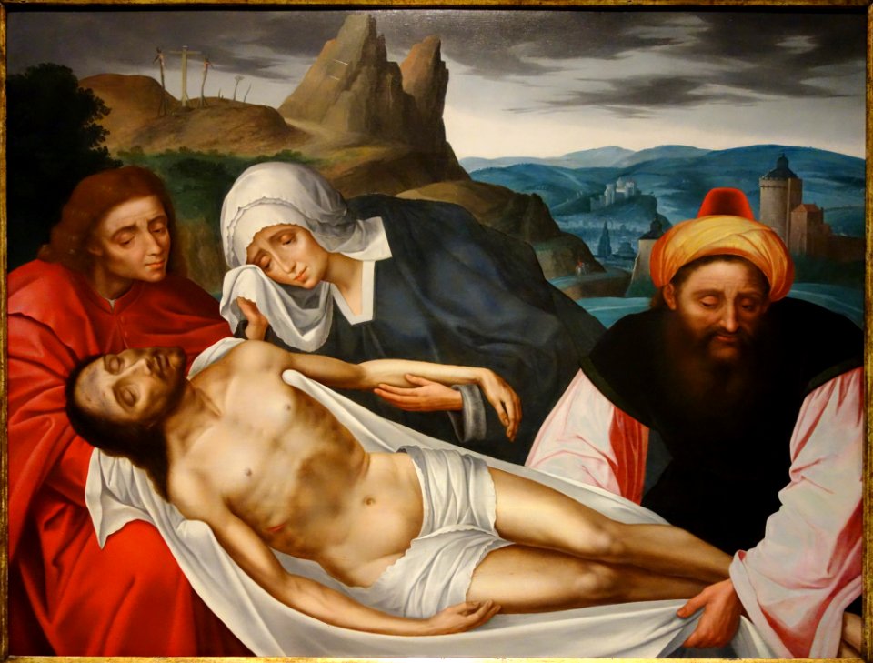 The Lamentation of Christ, circle of Quinten Massijs I, first half of the 16th century - Museum M - Leuven, Belgium - DSC05235