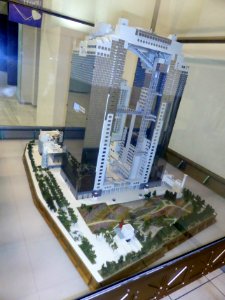 The model of UMEDA SKY BLDG