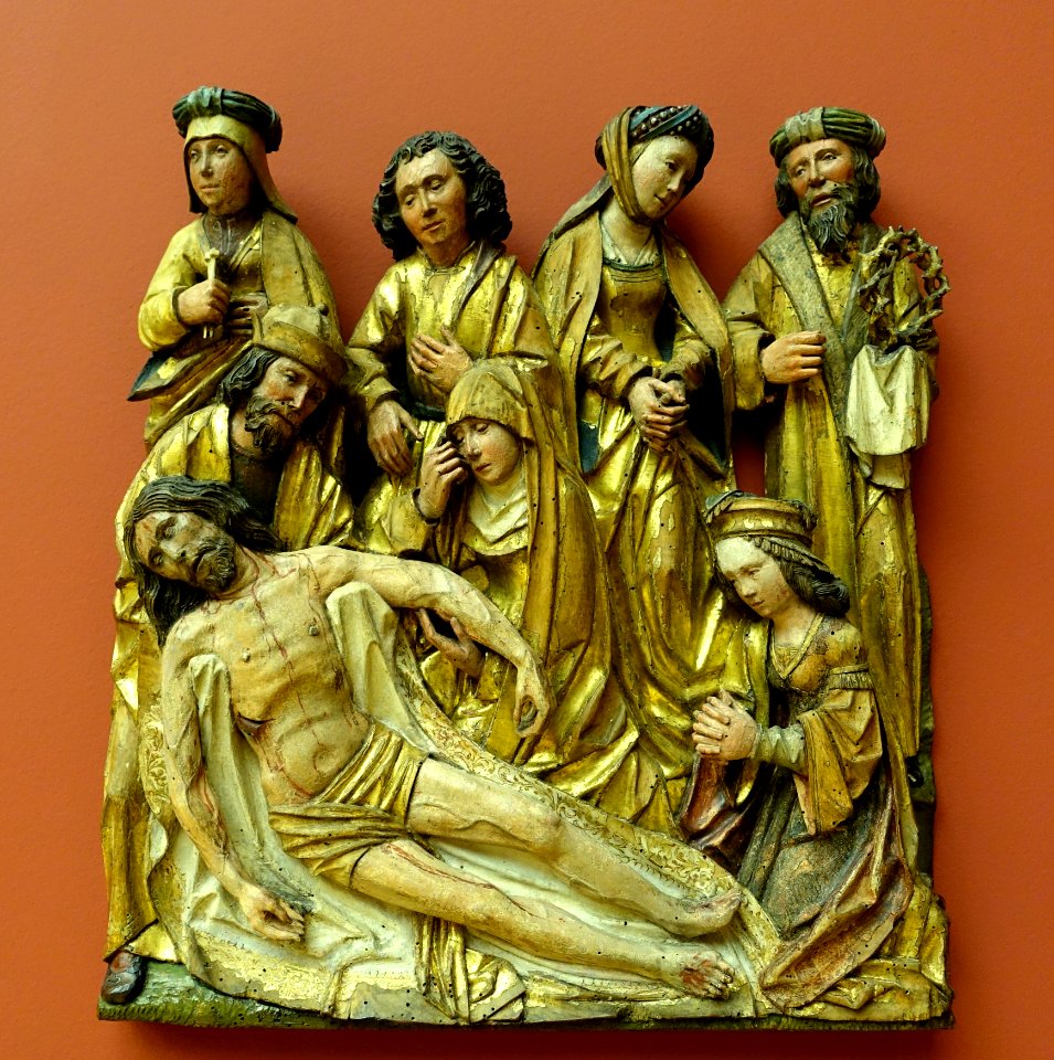 The Lamentation by the Meister der von Carbenschen, c. 1510, oak - Bode-Museum - DSC03170