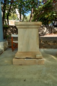 The inscription of the statue of Flavius Dorotheus on September 25, 2020