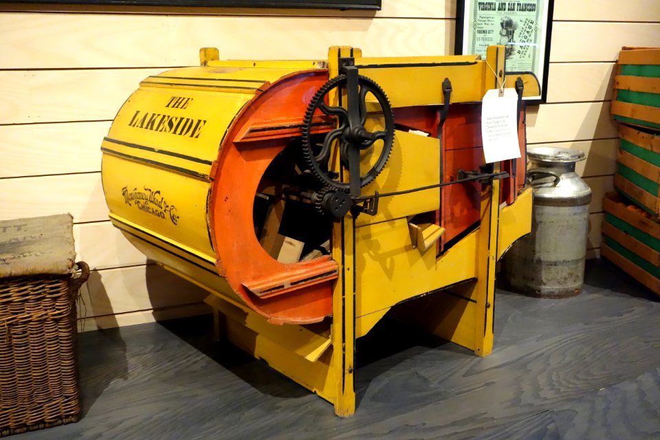 The Lakeside, grain fanning mill for separating wheat from chaff, Montgomery Ward & Co., Chicago, c. 1912 - Oakland Museum of California - DSC05164