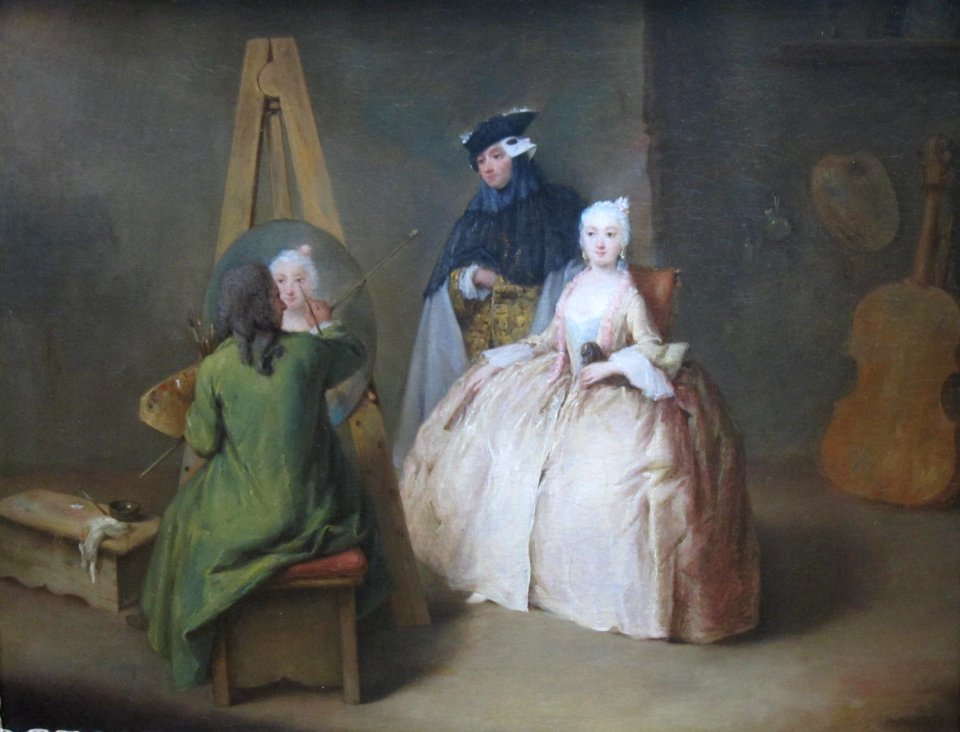 The Painter in his Studio by Pietro Longhi, c. 1741-44, Getty Center