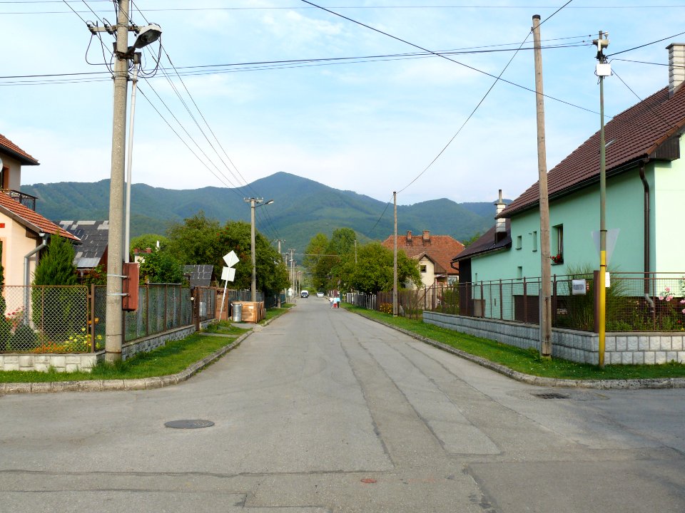 The Osloboditelov street in village Krpelany - Slovakia 03