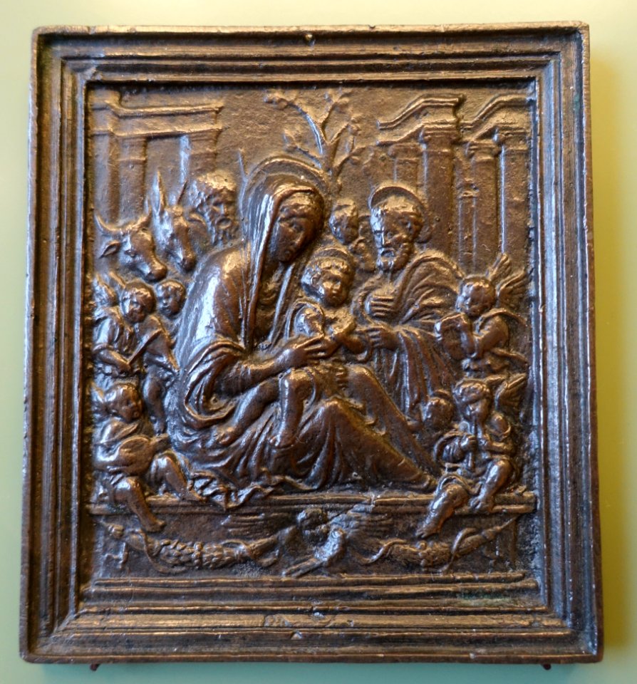 The Holy Family with Angels, Padua, c. 1500 AD, bronze - Bode-Museum- DSC02445