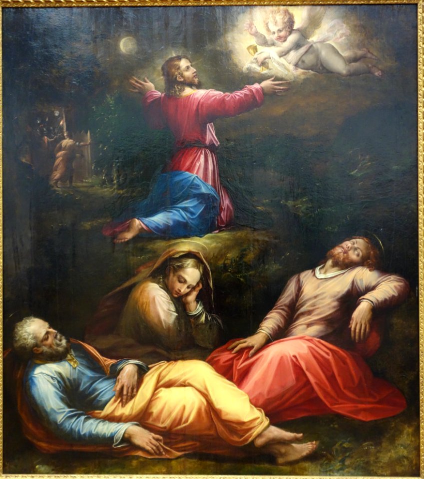The Garden of Gethsemane by Giorgio Vasari, c. 1570, oil on panel - National Museum of Western Art, Tokyo - DSC08145