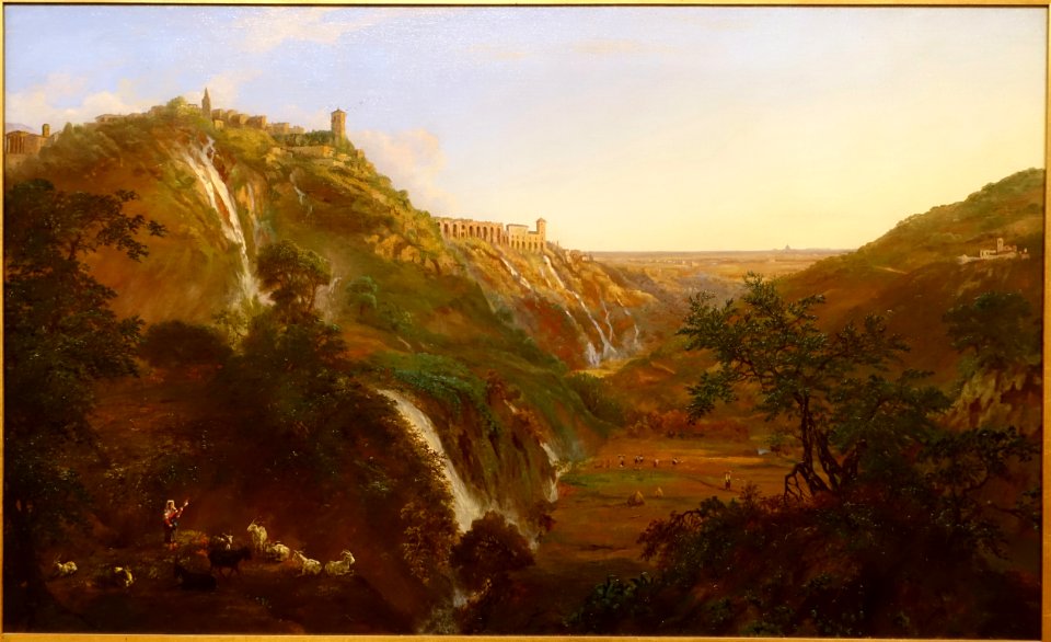 The Falls of Tivoli, by Joseph Ropes, 1863-1864, oil on canvas - Currier Museum of Art - Manchester, NH - DSC07496