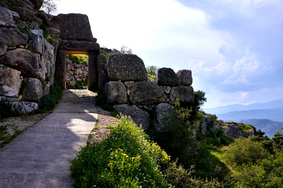 The North Gate of Mycenae on 26 March 2019