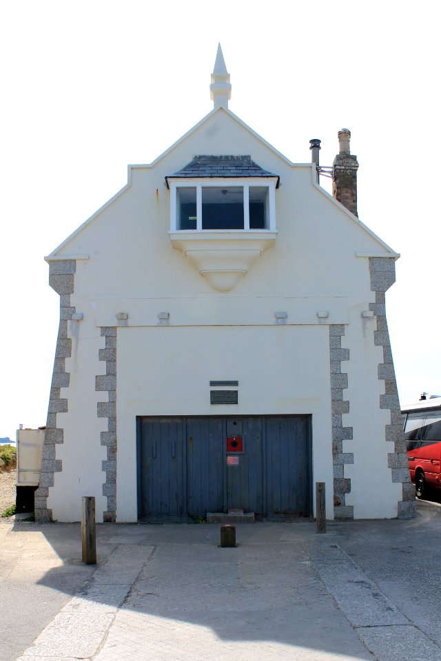 The Old Life Boat House And Slip Way