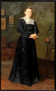 The Painter Ane Marie Hansen by Holga Reinhard - Statens Museum for Kunst - DSC08253