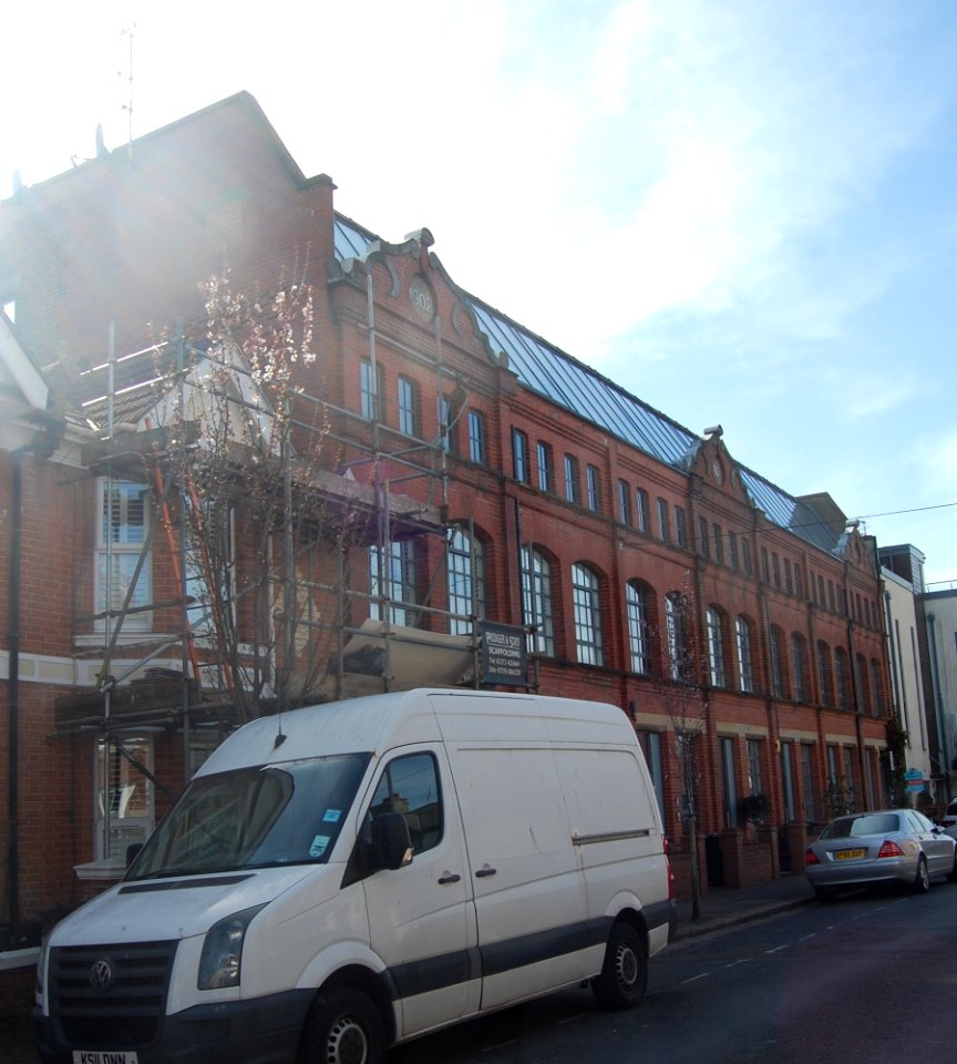 The Old Maynards Sweet Factory, 80 Stoneham Road, Poets' Corner, Hove (March 2020) (2)