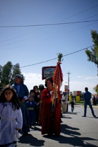 The parade and festival for Palm Sunday in 2018 in alQosh, a Chaldean Catholic town 13