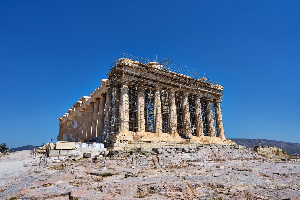 The Parthenon on 30 July 2020