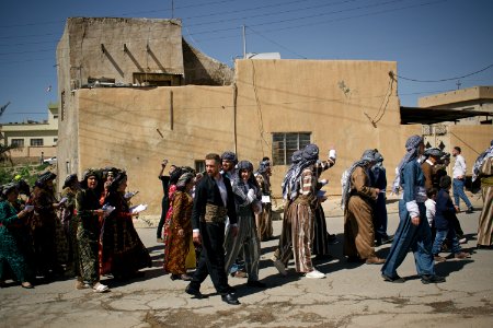 The parade and festival for Palm Sunday in 2018 in alQosh, a Chaldean Catholic town 23