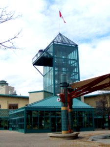 The Forks Market Tower in Winnipeg, Manitoba