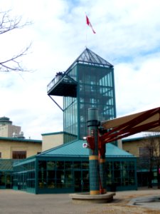 The Forks Market Tower in Winnipeg, Manitoba photo