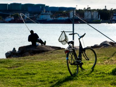 The fisherman's bicycle 2 photo