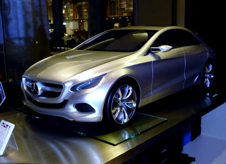 The mock-up of Mercedes-Benz concept car