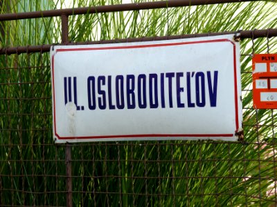 The Osloboditelov street in village Krpelany - Slovakia 01