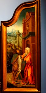 The Holy Family, artist unknown, Antwerp, c. 1520-1530, view 4 - Museum M - Leuven, Belgium - DSC05189
