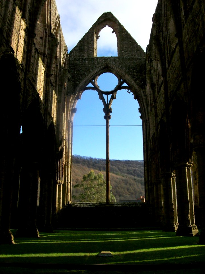 The great west window, Tintern Abbey