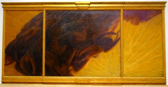 The Fall of the Angels by Gaetano Previati, c. 1913 - Galleria nazionale d'arte moderna - Rome, Italy - DSC05487