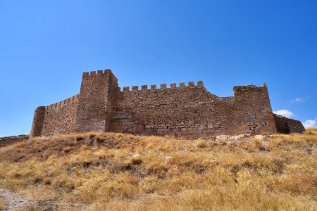 The fortifications of the acropolis of Argos on September 5, 2020