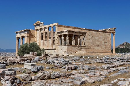 The Erechtheion on July 30, 2020