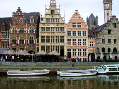 The Graslei, Gent