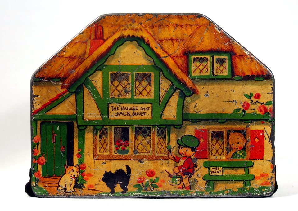 The House That Jack Built Biscuit Tin, Macfarlane Lang & Co. Biscuits and Cakes Glasgow and London, picture 3