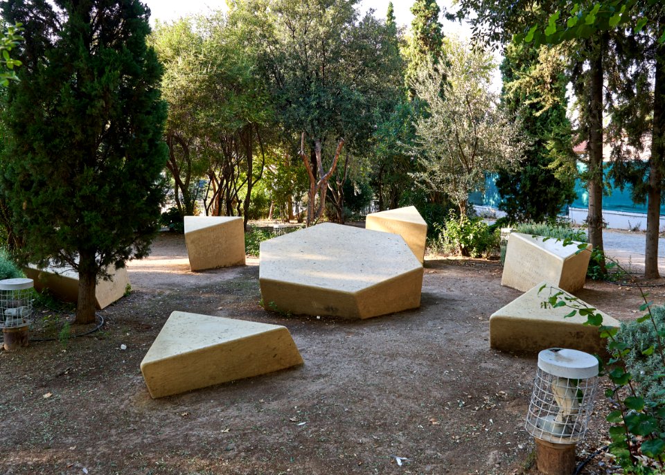 The Holocaust Memorial (Athens) by the sculptor Diana Magania on September 3, 2020
