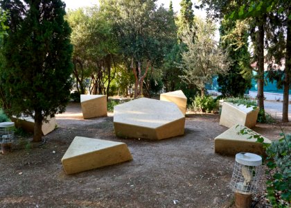 The Holocaust Memorial (Athens) by the sculptor Diana Magania on September 3, 2020