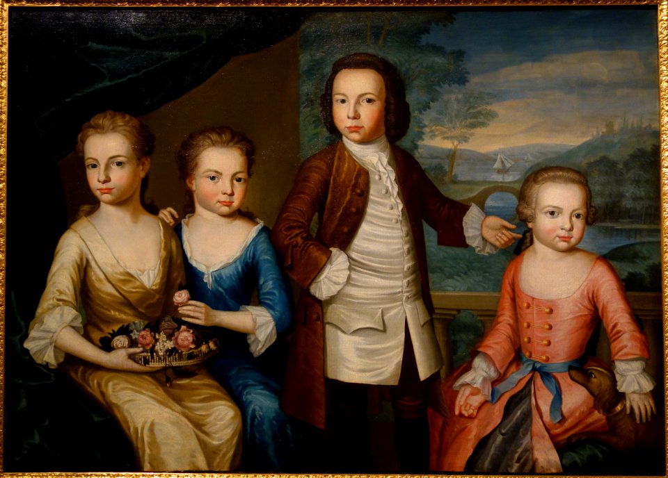 The Gore Children by John Singleton Copley, Boston, Massachusetts, c. 1755, view 1 - Winterthur Museum - DSC01603