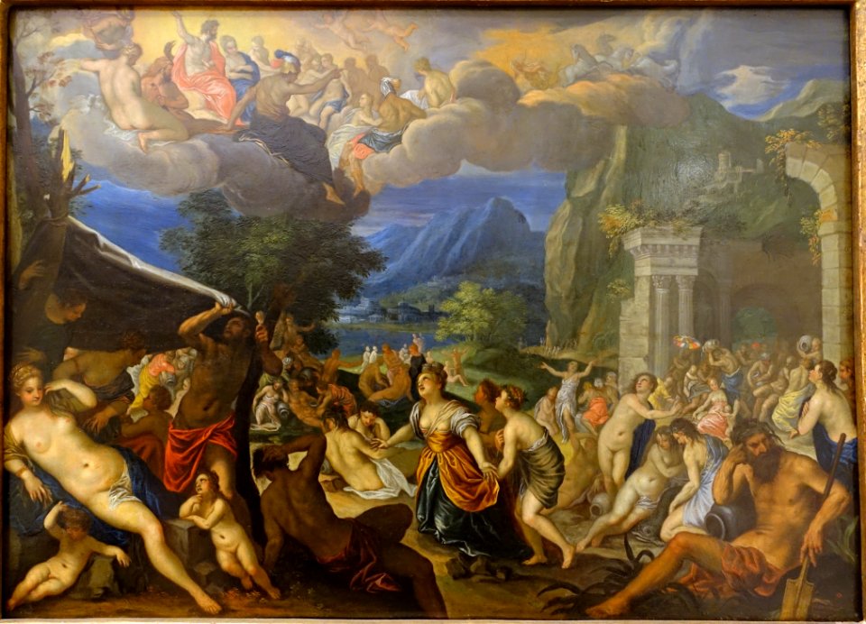 The Fall of Phaeton by Johann Rottenhammer, c. 1604, copper - Bode-Museum - DSC03430