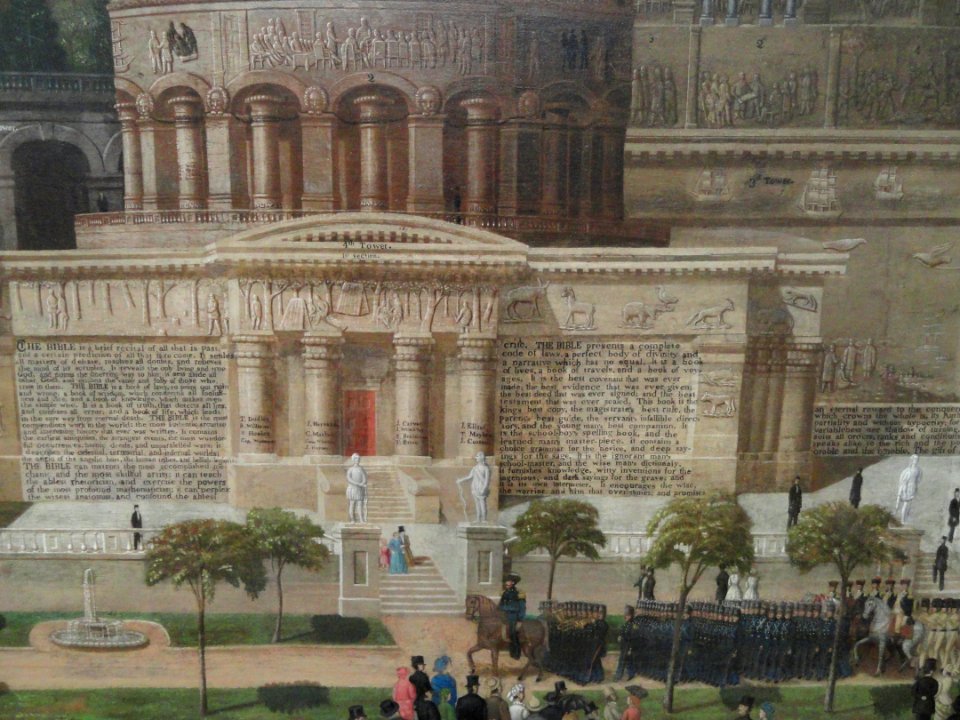 The Historical Monument of the American Republic, Erastus Salisbury Field, detail, 1867-1888 - Museum of Fine Arts, Springfield, MA - DSC04009