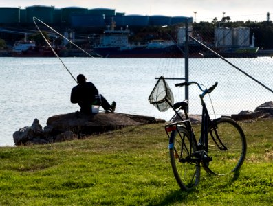 The fisherman's bicycle photo