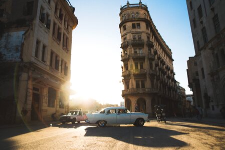 Cars buildings architecture