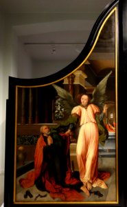 The Liberation of Saint Peter (left) and Saint Margaret of Antioch (right), by Jan Rombouts I, c. 1522-1530, view 2 - Museum M - Leuven, Belgium - DSC05096