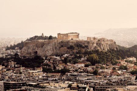 The Acropolis of Athens on June 6, 2020 photo