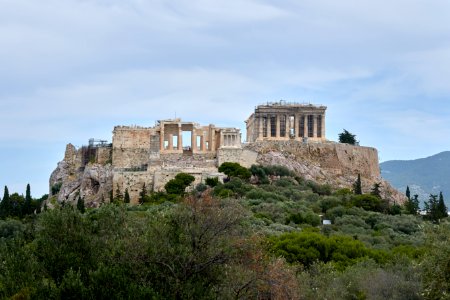 The Acropolis of Athens from the Pnyx on June 15, 2020 photo