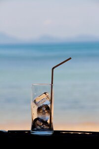 Erfrischungsgetränk glass ice cubes