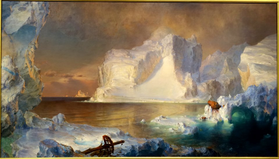 The Icebergs by Frederic Edwin Church, 1861, oil on canvas - Dallas Museum of Art - DSC04830