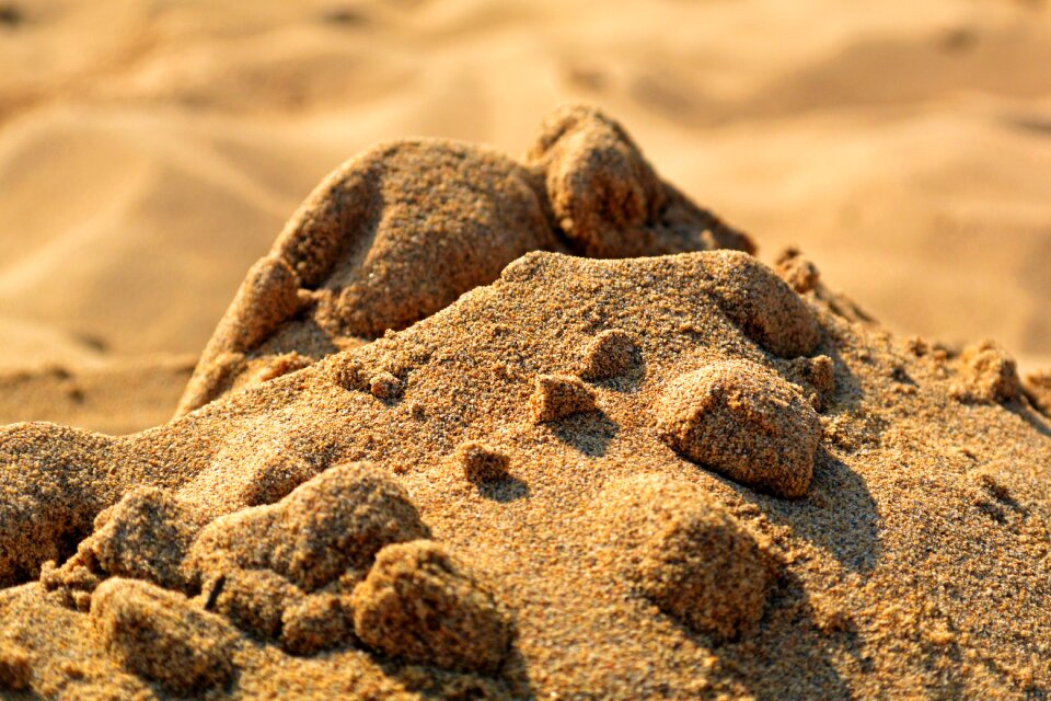 Beach hill desert