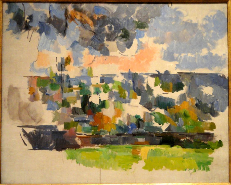 The Garden at Les Lauves, Paul Cezanne, c. 1906 - Phillips Collection - DSC04749