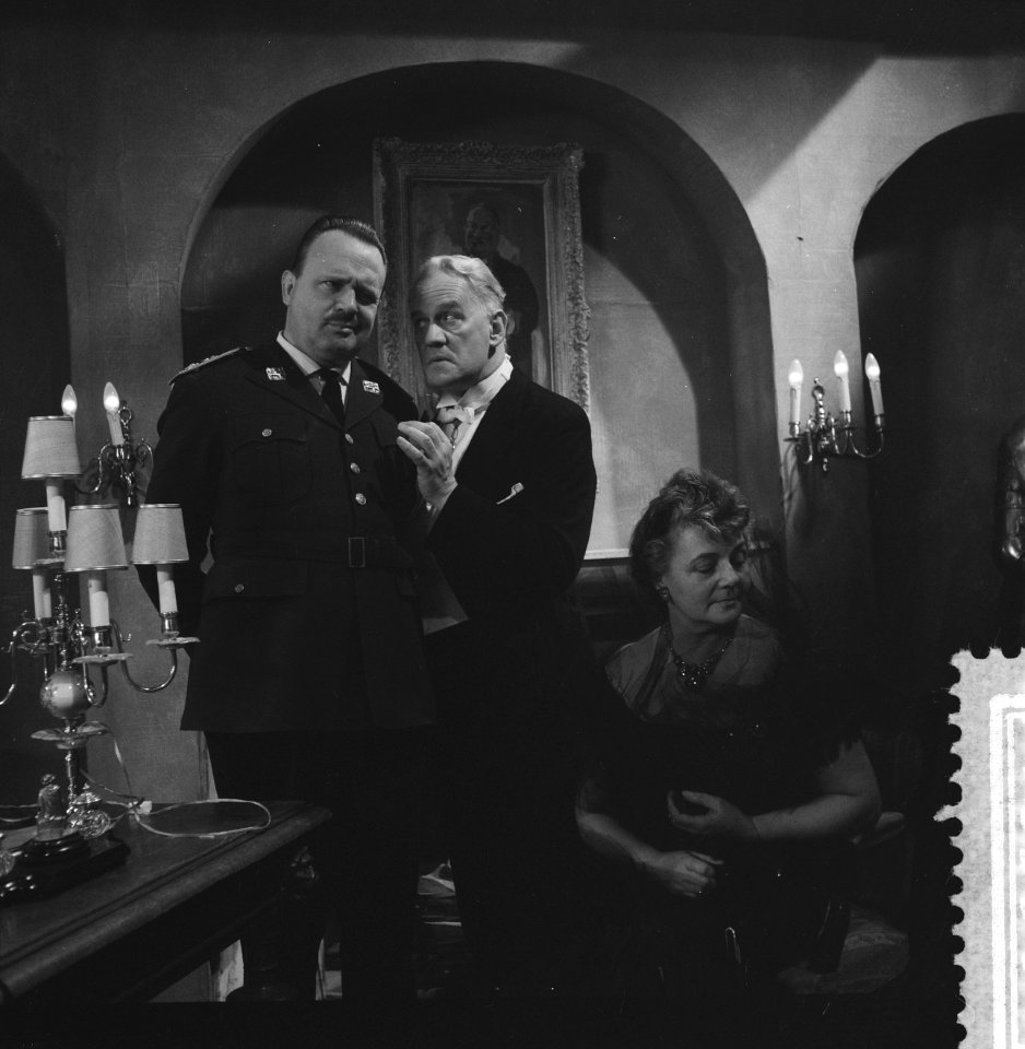 The great Sebastians , televisiespel, vlnr. Guus Verstraete , Cruys Voorbergh , Bestanddeelnr 911-8558