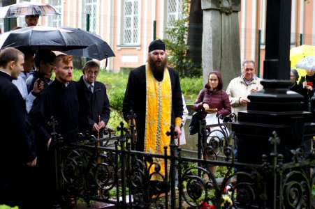 The grave of prof Bistrov N I