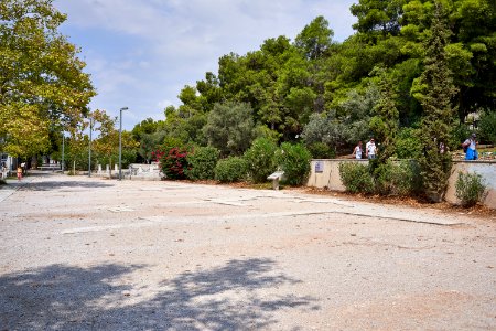 The House of Proclus on Dionysiou Areopagitou Pedestrian Street on August 9, 2020