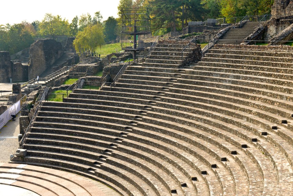 Théâtre romain de Fourvière - gradins (2018)