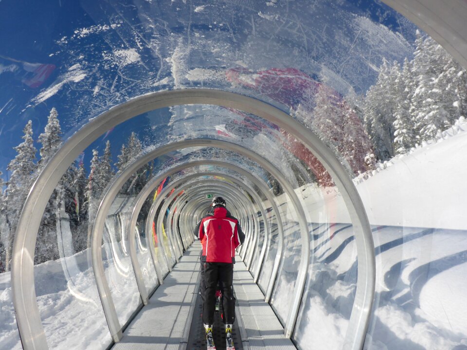 Transport snow glass