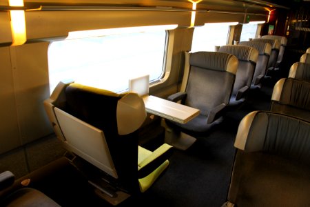 TGV Lacroix first class interior detail photo