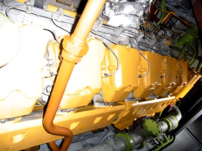 TG16M-001 interior - diesel engine